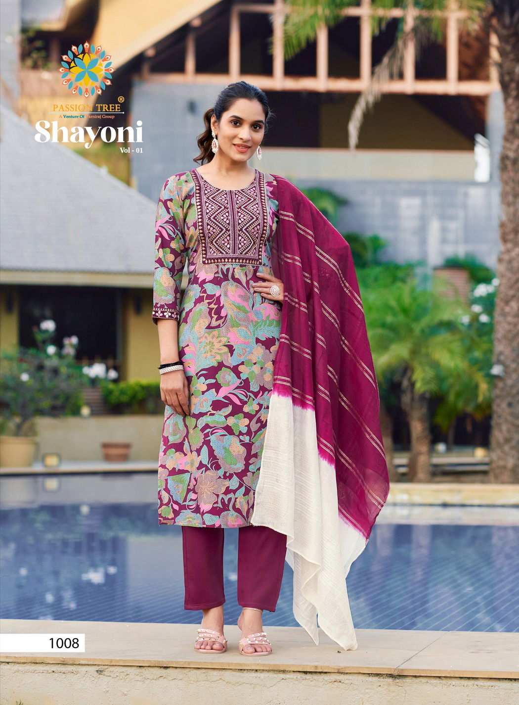 Shayoni Vol 1 By Passion Tree Rayon Kurti With Bottom Dupatta Wholesale In India